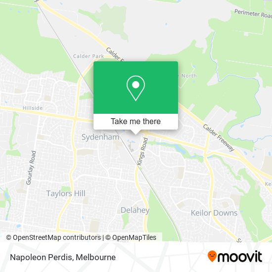 Napoleon Perdis map