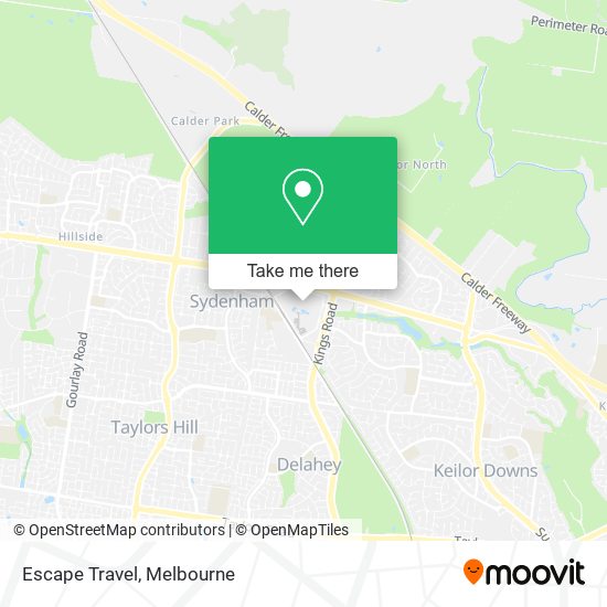 Escape Travel map