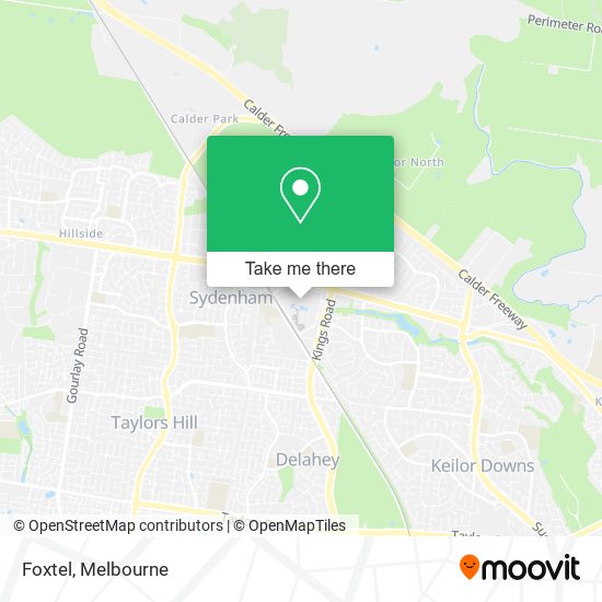 Foxtel map