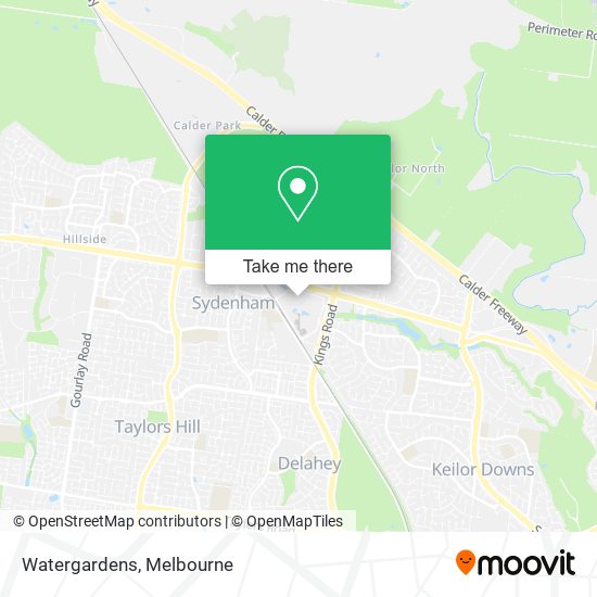 Watergardens map