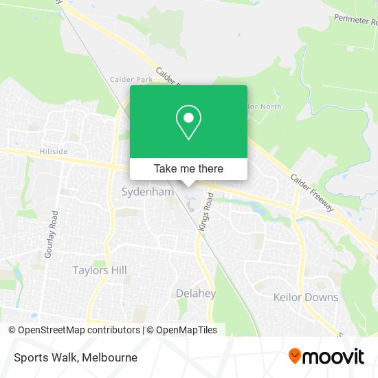 Sports Walk map