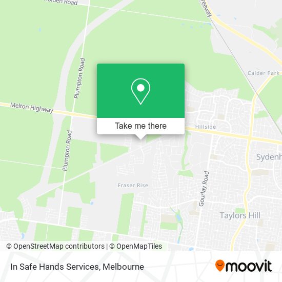 In Safe Hands Services map