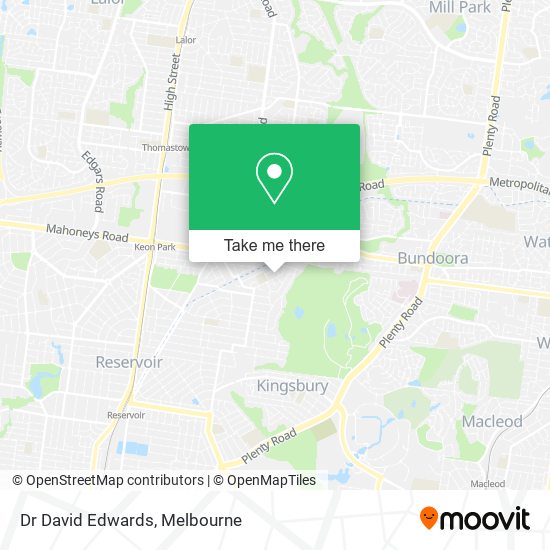 Dr David Edwards map
