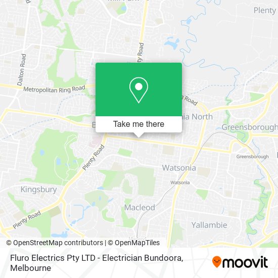 Fluro Electrics Pty LTD - Electrician Bundoora map