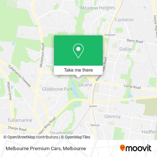 Melbourne Premium Cars map