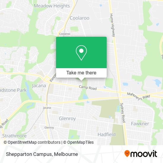 Shepparton Campus map