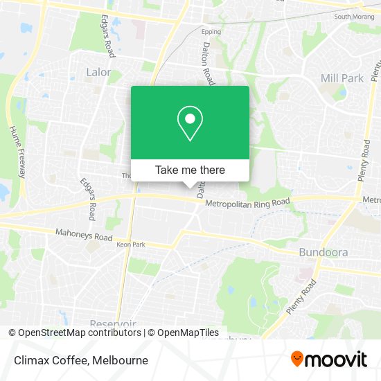 Climax Coffee map