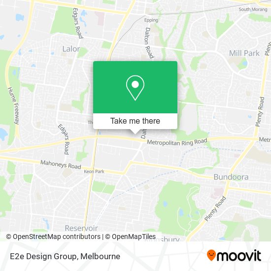 E2e Design Group map