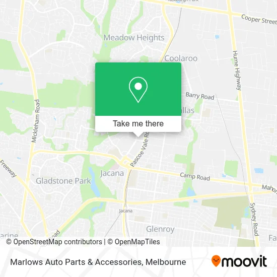 Mapa Marlows Auto Parts & Accessories