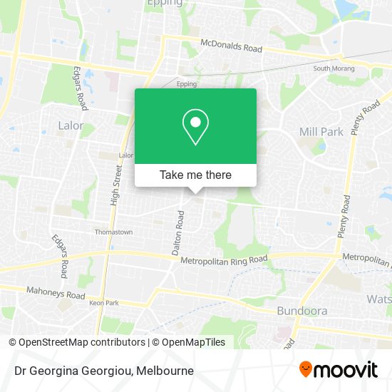 Dr Georgina Georgiou map