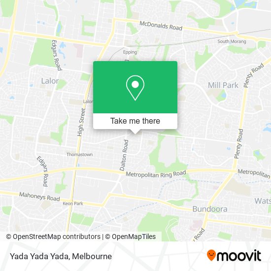 Yada Yada Yada map