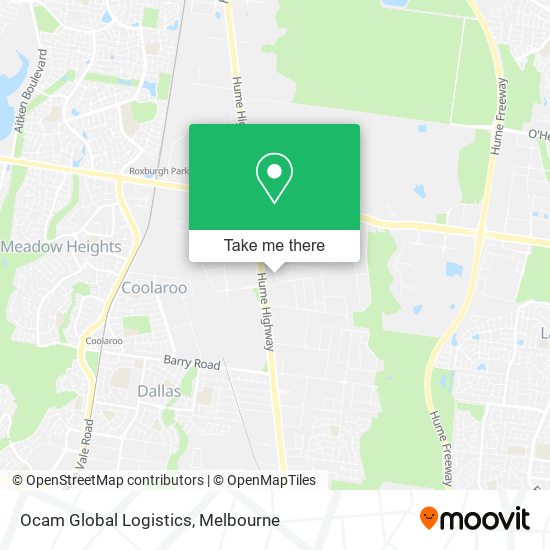 Ocam Global Logistics map
