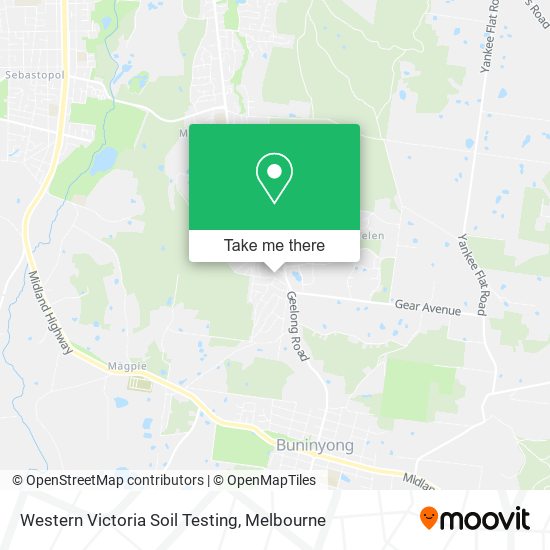 Western Victoria Soil Testing map