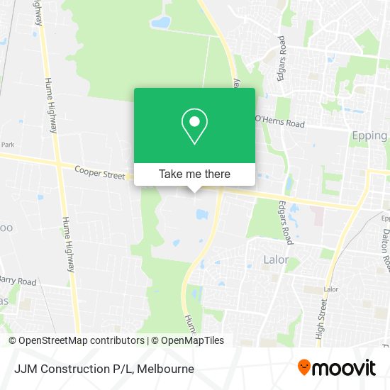 JJM Construction P/L map