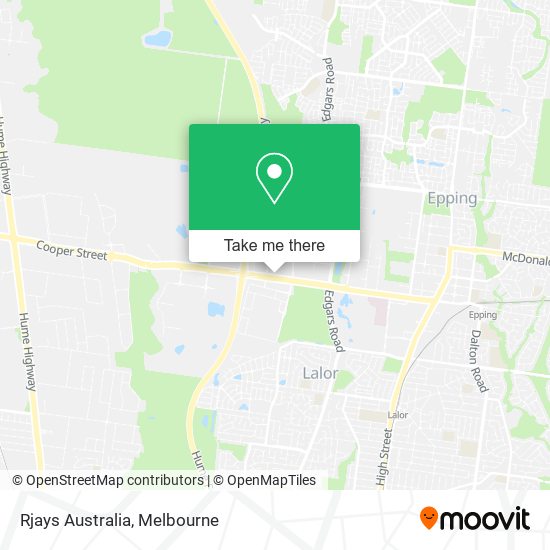 Rjays Australia map