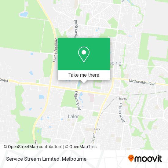 Service Stream Limited map