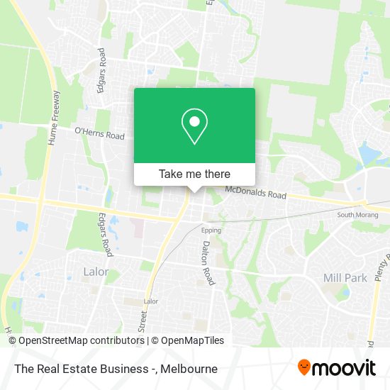 The Real Estate Business - map