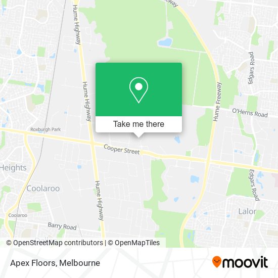 Apex Floors map