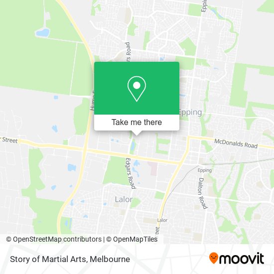 Story of Martial Arts map