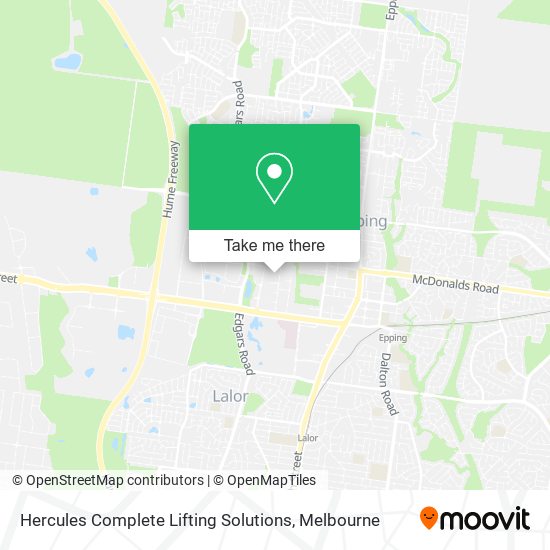 Hercules Complete Lifting Solutions map