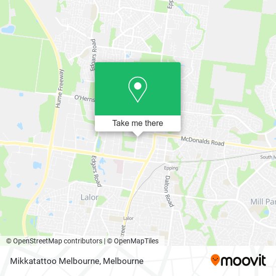 Mikkatattoo Melbourne map