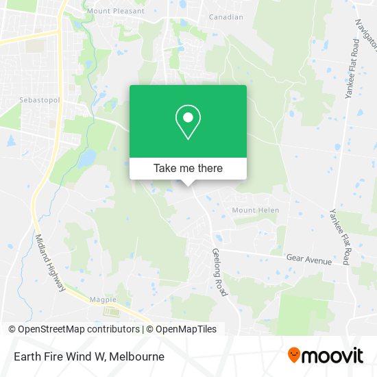 Earth Fire Wind W map