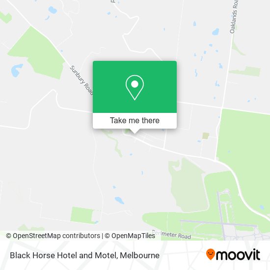 Black Horse Hotel and Motel map