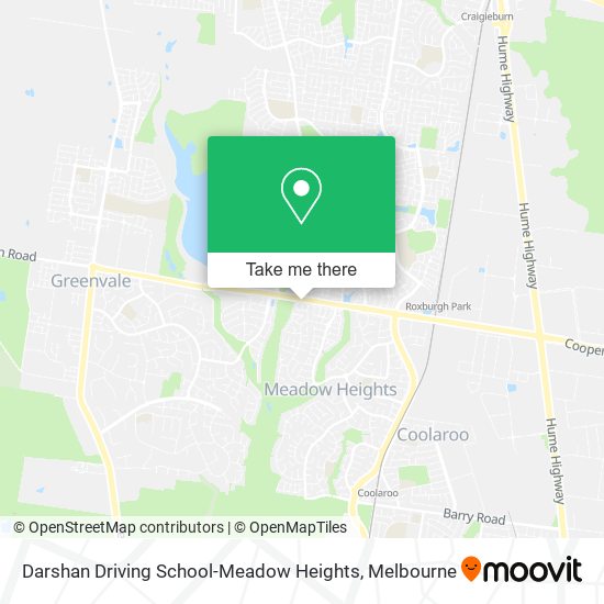 Darshan Driving School-Meadow Heights map