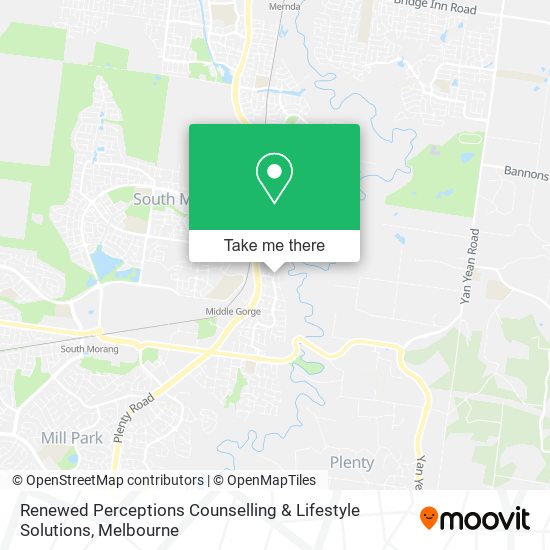 Renewed Perceptions Counselling & Lifestyle Solutions map