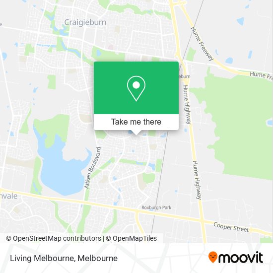 Living Melbourne map
