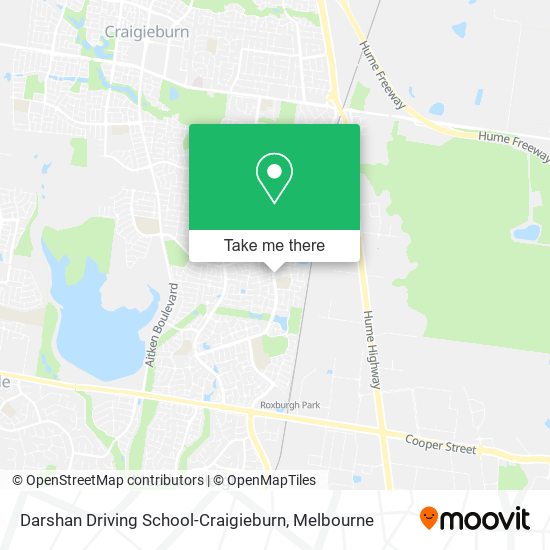 Darshan Driving School-Craigieburn map
