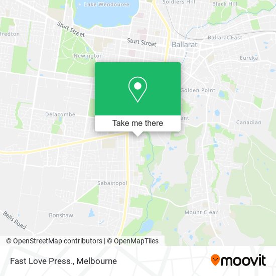 Fast Love Press. map
