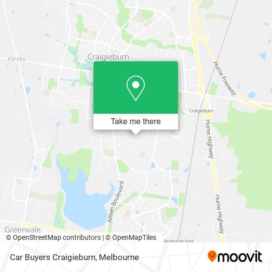 Car Buyers Craigieburn map