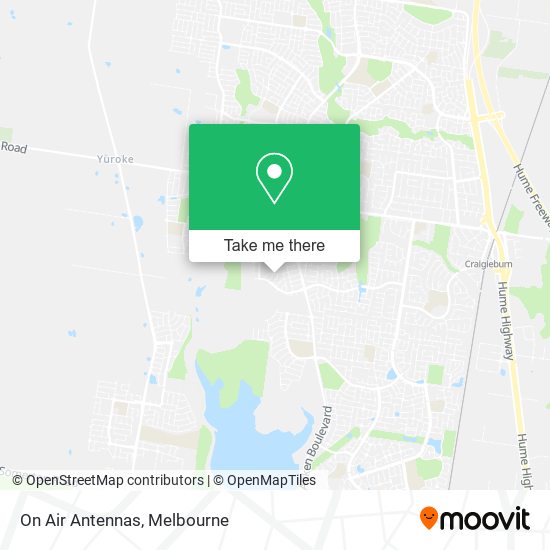 On Air Antennas map