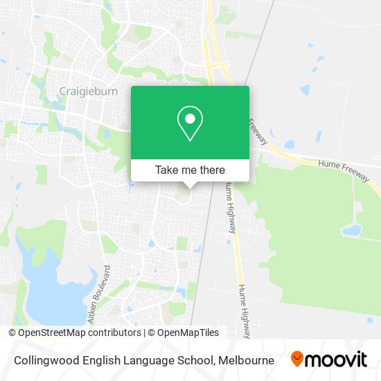 Collingwood English Language School map
