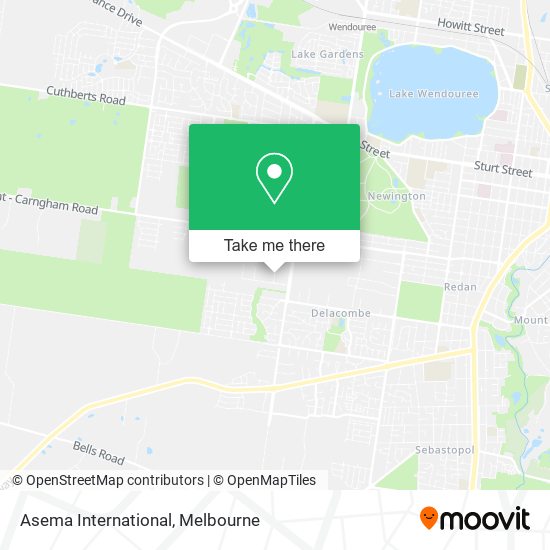Asema International map