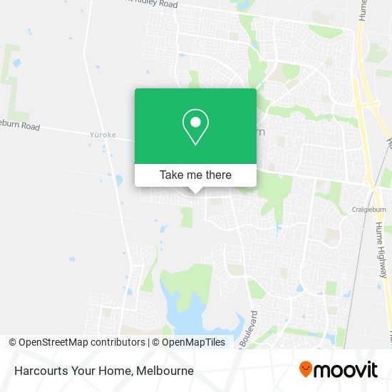 Harcourts Your Home map
