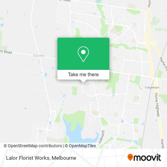 Lalor Florist Works map