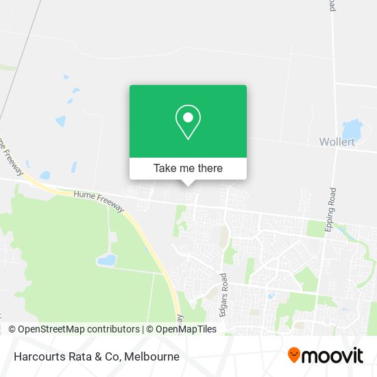 Harcourts Rata & Co map