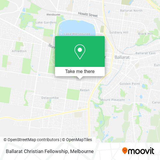 Ballarat Christian Fellowship map