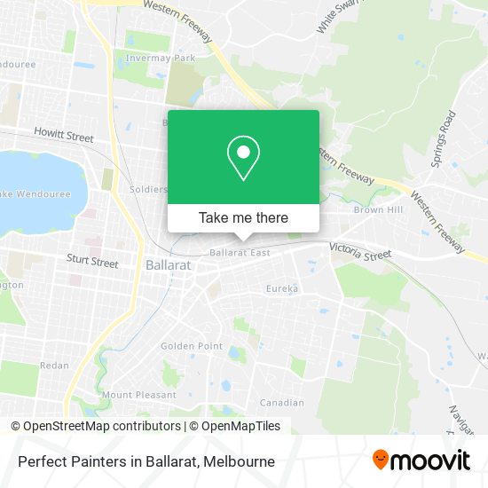 Perfect Painters in Ballarat map