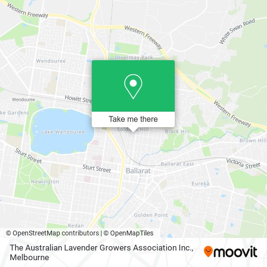 The Australian Lavender Growers Association Inc. map