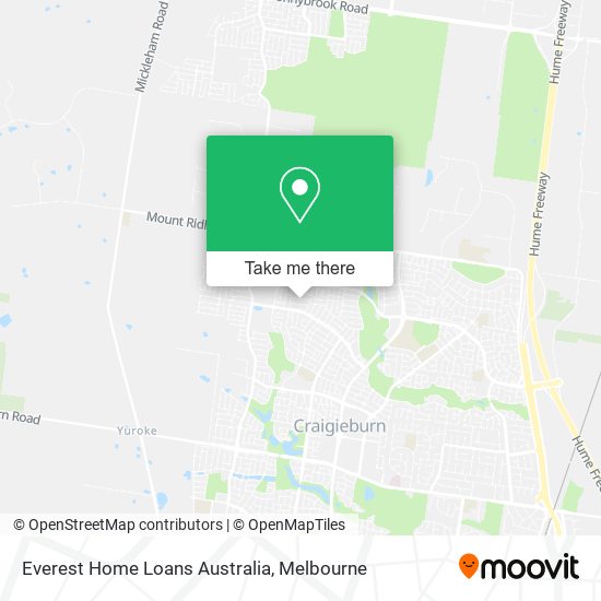 Everest Home Loans Australia map