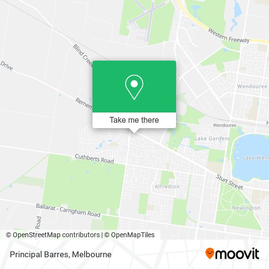 Principal Barres map