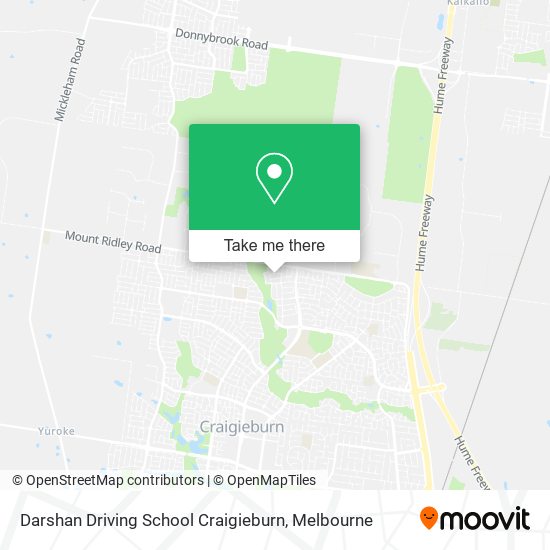 Darshan Driving School Craigieburn map