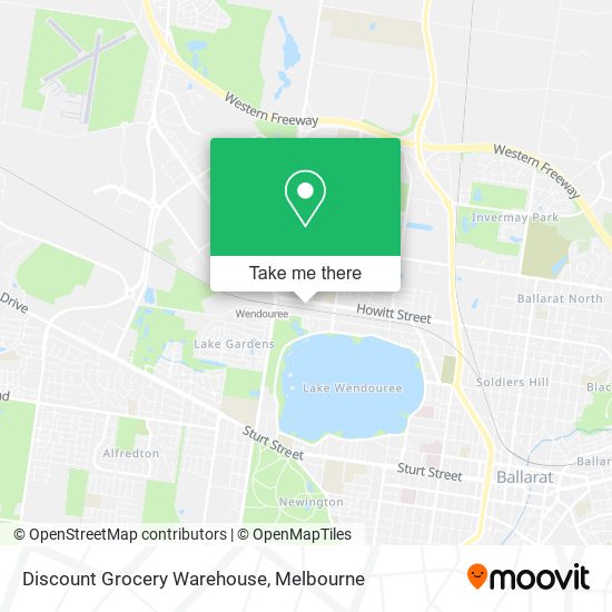 Discount Grocery Warehouse map