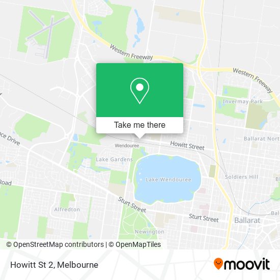 Howitt St 2 map