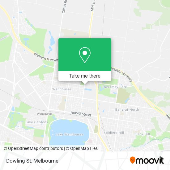 Dowling St map