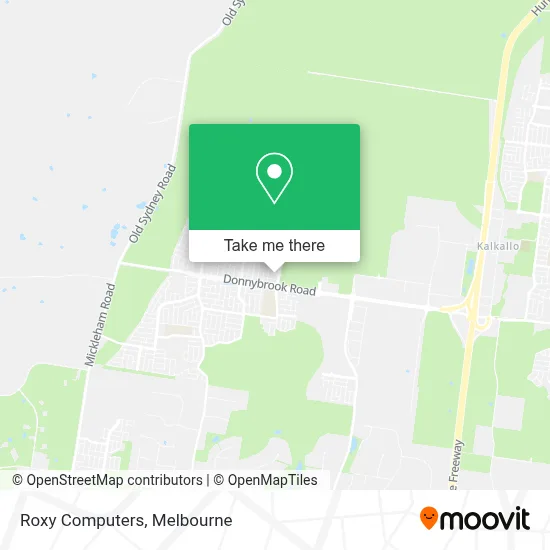 Mapa Roxy Computers