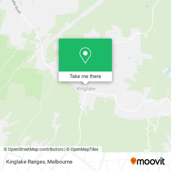 Kinglake Ranges map